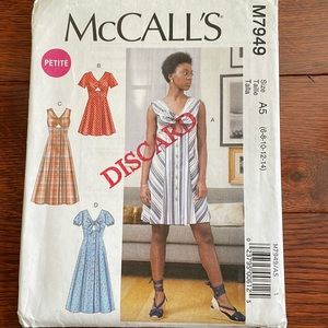 2/$15 McCall’s M7949 6-14